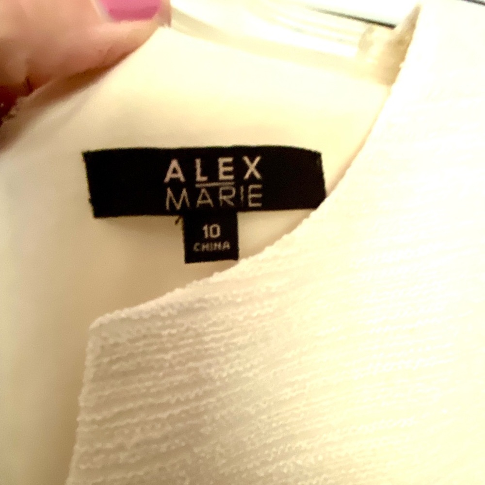 Alex Marie  Cream Cocktail/ Business Dress size 10 - Picture 2 of 6